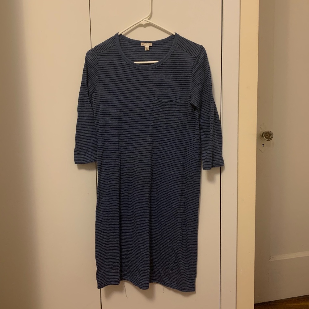 GAP Blue Striped Linen Tunic